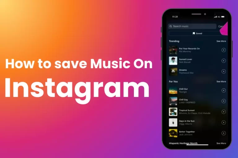 How to Save Music on Instagram